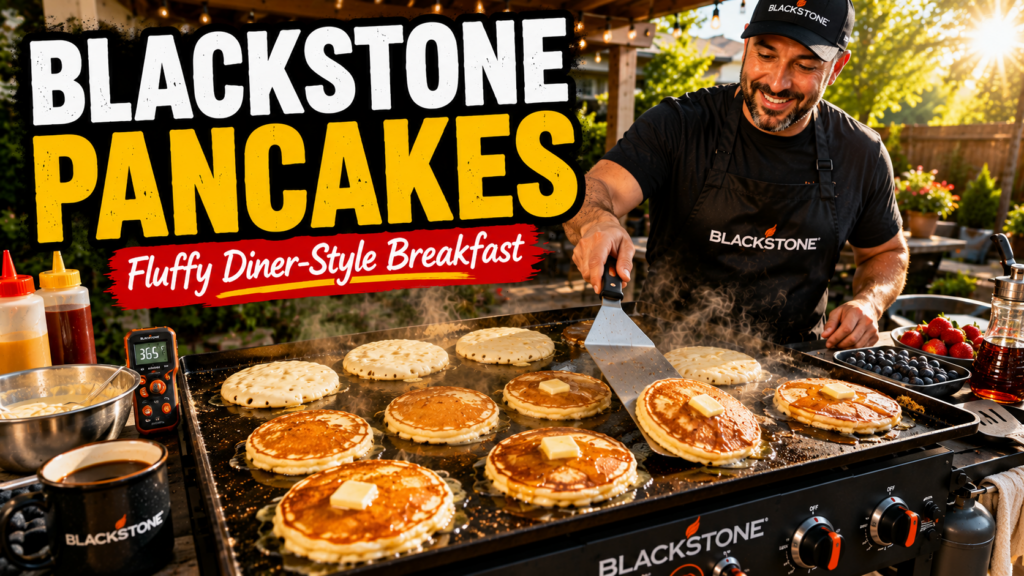 Fluffy Blackstone Pancakes Recipe | Intermediate Griddle Cooking Guide