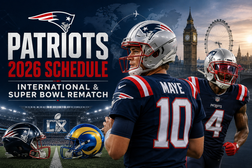 Patriots 2026 Schedule: International Kickoffs, Super Bowl Flashbacks, and a Roster in Flux