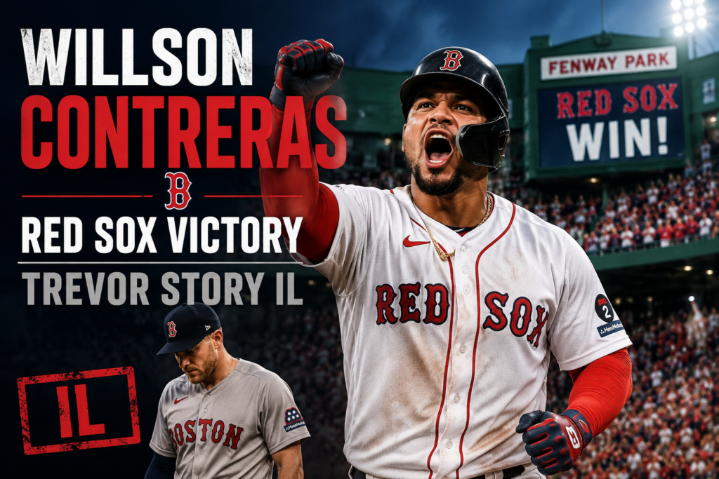 Willson Contreras Powers Red Sox to Victory While Trevor Story Hits the IL